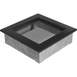 Zračnik ČRNI za kamin brez regulacije 170 X 170 mm - slika 2