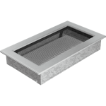 Zračnik INOX za kamin brez regulacije 170 X 300 mm - slika 2