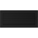 Zračnik ČRNI za kamin z regulacijo 170 X 370 mm - slika 3