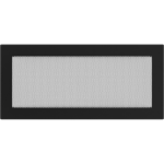Zračnik ČRNI za kamin brez regulacije 170 X 370 mm