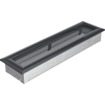 Zračnik OSKAR GRAFIT za kamin brez regulacije 110 X 420 mm - slika 2