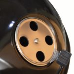 Okrogel žar na oglje na kolesih - PERFECT HOME - slika 4