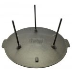 Okrogli žar na nogicah iz litega železa fi 45cm - PERFECT HOME - slika 2