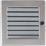 Zračnik INOX za kamin z regulacijo 170 X 170 mm