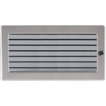 Zračnik INOX za kamin z regulacijo 170 X 300 mm