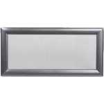 Zračnik OSKAR GRAFIT za kamin brez regulacije 170 X 370 mm