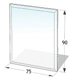 Pravokotna podložna plošča 900 x 750 mm - slika 2