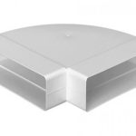 PVC koleno horizontalno 90 st.