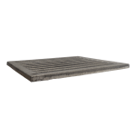 Litoželezna rešetka kurišča 235 X 235 mm CAST - slika 2