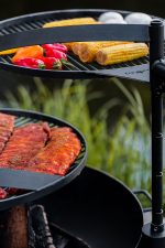 Rešetka iz naravnega jekla z ročajem za vrtno kurišče Montana X - COOK KING - slika 5