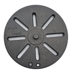 Litoželezna rešetka kurišča - okrogla FI 220 mm