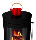 Prostostoječa kaminska peč na drva - EMBER COOK - slika 2