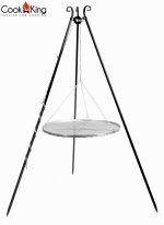 Komplet trinožno stojalo 180 cm + rešetka - COOK KING - slika 2