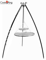 Komplet trinožno stojalo 200 cm + rešetka - COOK KING - slika 3