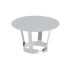 Zaključek dimnika - protidežna kapa