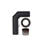 Dimniški priključni set - črne barve