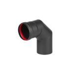 Koleno 90 st. s tesnilom in čistilno odprtino za pelete