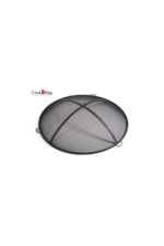 Mrežasto varovalo za okrogli Vrtni kamin iz črnega jekla - COOK KING