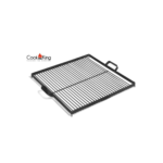 Kvadratna rešetka za žar z 2 ročajema iz črnega jekla - COOK KING
