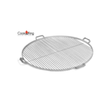 Okrogla žar rešetka z 4 ročaji iz nerjavečega jekla - COOK KING