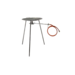 Okrogli žar na nogicah iz litega železa fi 60cm  + plinski gorilnik - PERFECT HOME