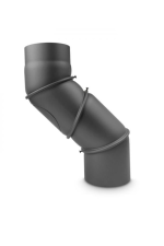 Dimno koleno 4 delno nastavljivo 90 st. s čistilno odprtino