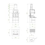 Vrtni kamin - PALAZZETTI CAPRI 4 - slika 4