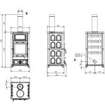 Peč na drva - NORDICA CONCITA.16 - slika 6