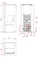 Peč na pelete z vodnim izmenjevalcem - PALAZZETTI DADO TC - slika 4