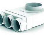 PVC prehodni kos 3 X FI 75mm na FI 125mm