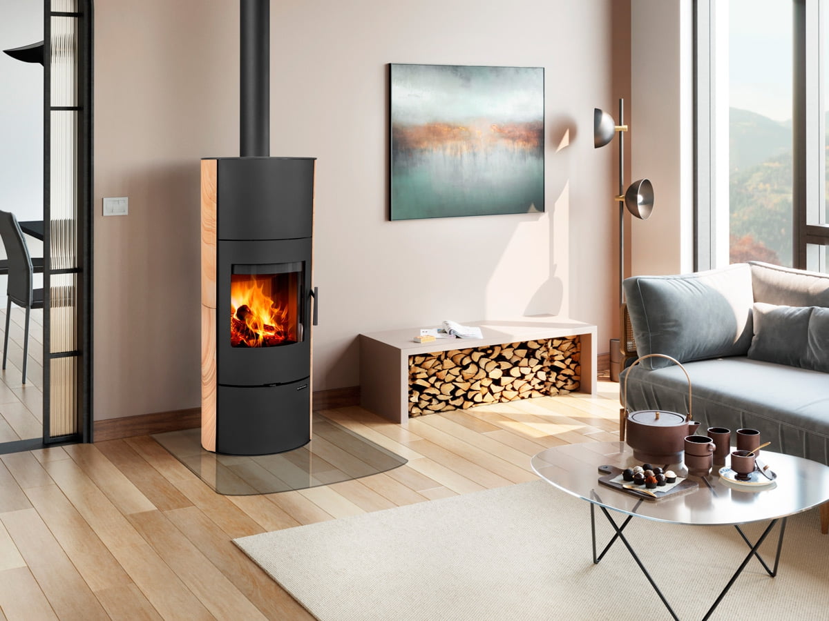 Prostostoječa kaminska peč z akumulacijo - ROMOTOP EVORA 04 A 6,5 kW - slika 2