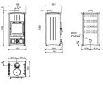 Peč na drva - NORDICA FEDORA.16 STEEL - slika 3