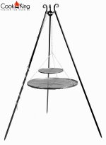 Komplet trinožno stojalo 180 cm + rešetka - COOK KING - slika 3