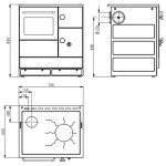 Štedilnik na drva - HAAS + SOHN HSPH HA 75.5-A - slika 2