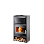 Prostostoječa kaminska peč s pečico - HAAS + SOHN LONDON-II EASY 347.15 BACK 8 KW