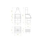 Vrtni kamin - PALAZZETTI MAXIME 2 - slika 5