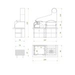 Vrtni kamin - PALAZZETTI MAXIME 2 S PEČICO - slika 5