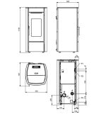 TERMO PEČ NA PELETE - NORDICA MARINA IDRO H13 - slika 5