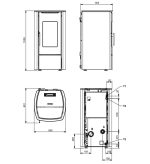 TERMO PEČ NA PELETE - NORDICA MARINA IDRO H11 - slika 7
