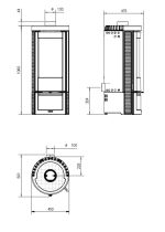 Prostostoječa kaminska peč - NORDICA MARLENA.16 - slika 3
