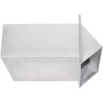 Zunanja zidna rešetka - pocinkana pločevina - slika 2