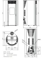 Peč na pelete s cevnim razvodom - PALAZZETTI VIVIENNE TC US PRO 2 9 KW - slika 4
