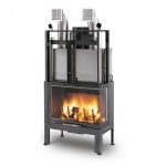 Kaminski vložek na drva - PALAZZETTI ECOMONOBLOCCO MX 78 CORNER