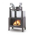 Kaminski vložek na drva - PALAZZETTI ECOMONOBLOCCO MX 86 FRONT VERSION