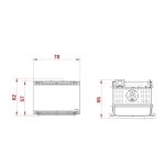 Kaminski vložek na pelete - PALAZZETTI INSERTO A78 12,5 kW - slika 2