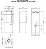 Peč na drva - PALAZZETTI EVA S 7 KW - slika 8
