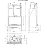 Kaminski vložek na drva - PALAZZETTI ECOMONOBLOCCO MX 78 CORNER - slika 3