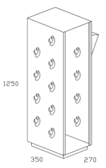 Stojalo za drva - PLAM 125 - slika 2