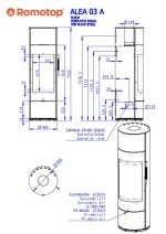 Prostostoječa kaminska peč z akumulacijo - ROMOTOP ALEA 03 A 7,4 kW - slika 8
