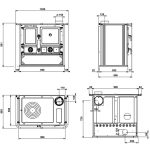 ŠTEDILNIK NA DRVA - NORDICA ROSA.16 STEEL - slika 6